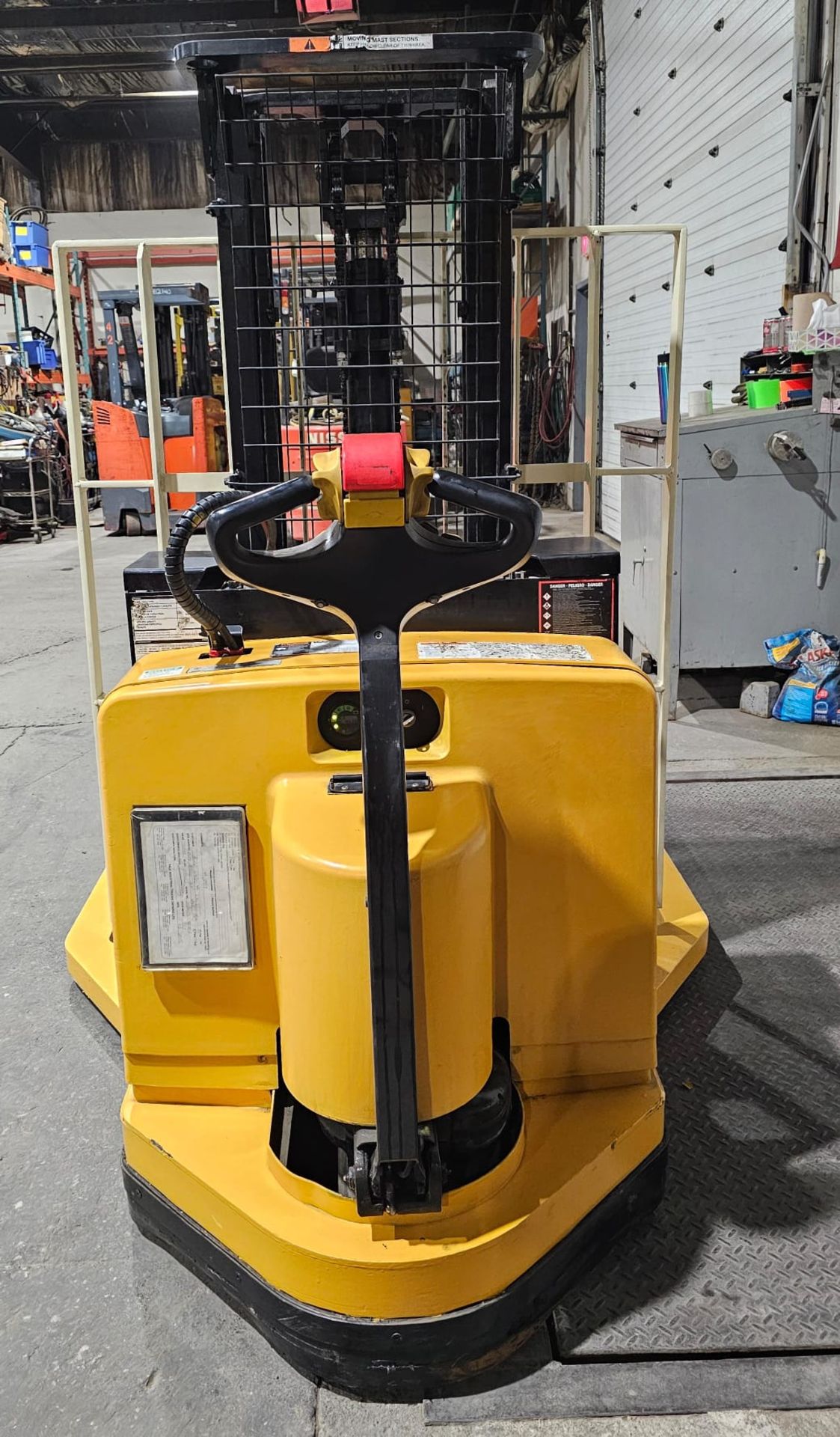 2012 Yale Pallet Stacker Walk Behind 4,000lbs capacity electric Powered Pallet Cart 24V with Low - Image 12 of 15