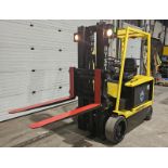 Hyster 6,500lbs Capacity Forklift Electric 36V with sideshift 3-STAGE MAST with Very Low Hours