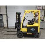 2015 Hyster 4,500lbs Capacity Forklift Electric 48V with sideshift & 3-STAGE MAST 189" load height