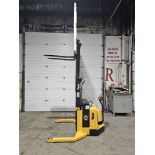 2008 Yale Pallet Stacker Walk Behind 4,000lbs capacity electric Powered Pallet Cart 24V with Low