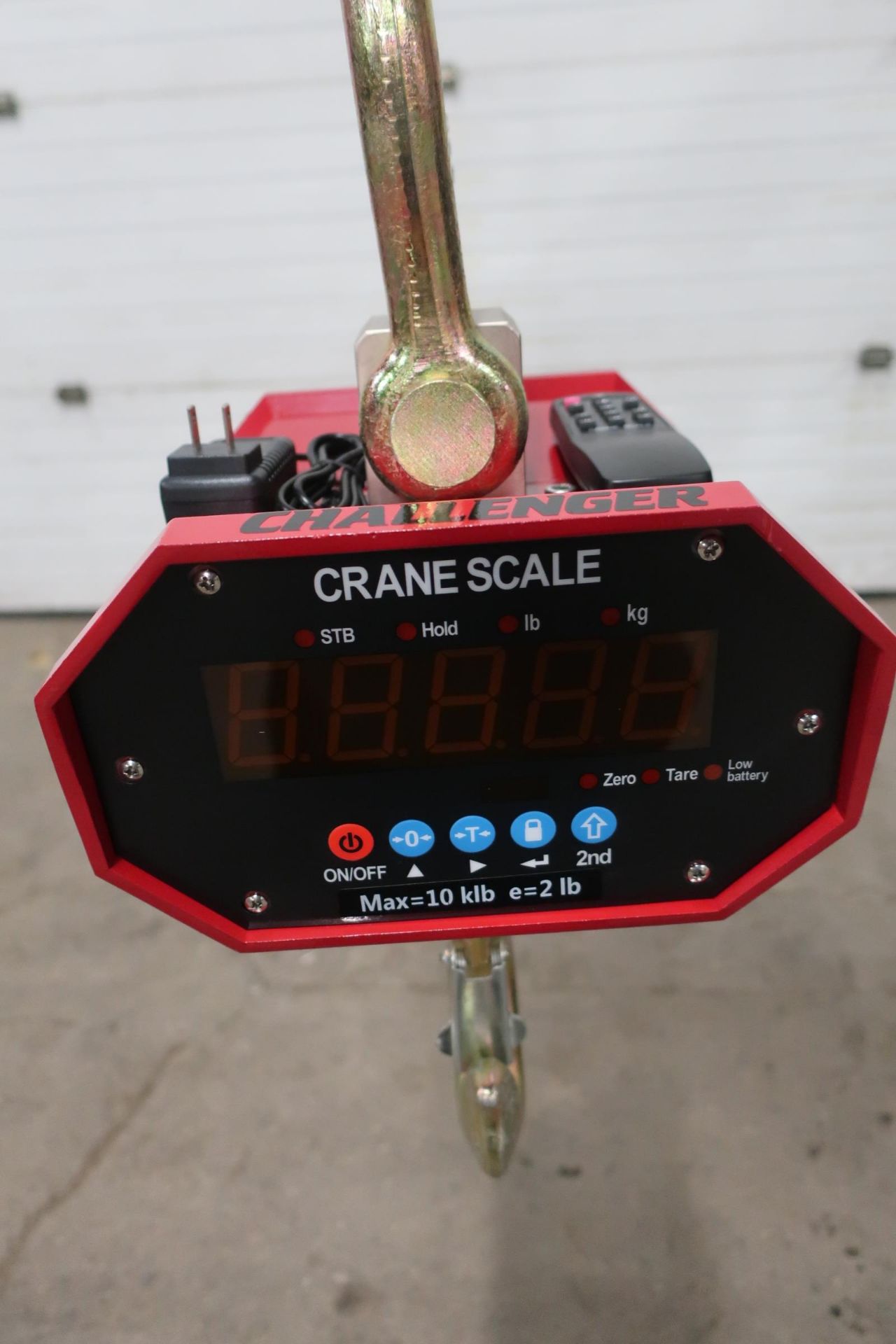 Hanging MINT Digital Crane Scale 20,000lbs 10 ton Capacity - complete with remote control and - Image 2 of 3