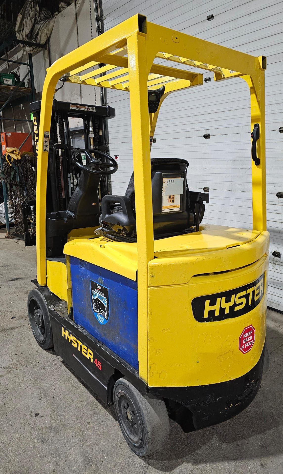 2013 Hyster 4,500lbs Capacity Forklift Electric 48V with sideshift & 4 functions and fittings 3- - Image 4 of 7