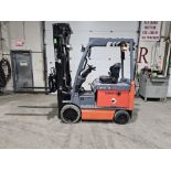 2017 Toyota 6000lbs Capacity Forklift Brand NEW Battery 48V 3-STAGE MAST with NEW sideshift & NEW