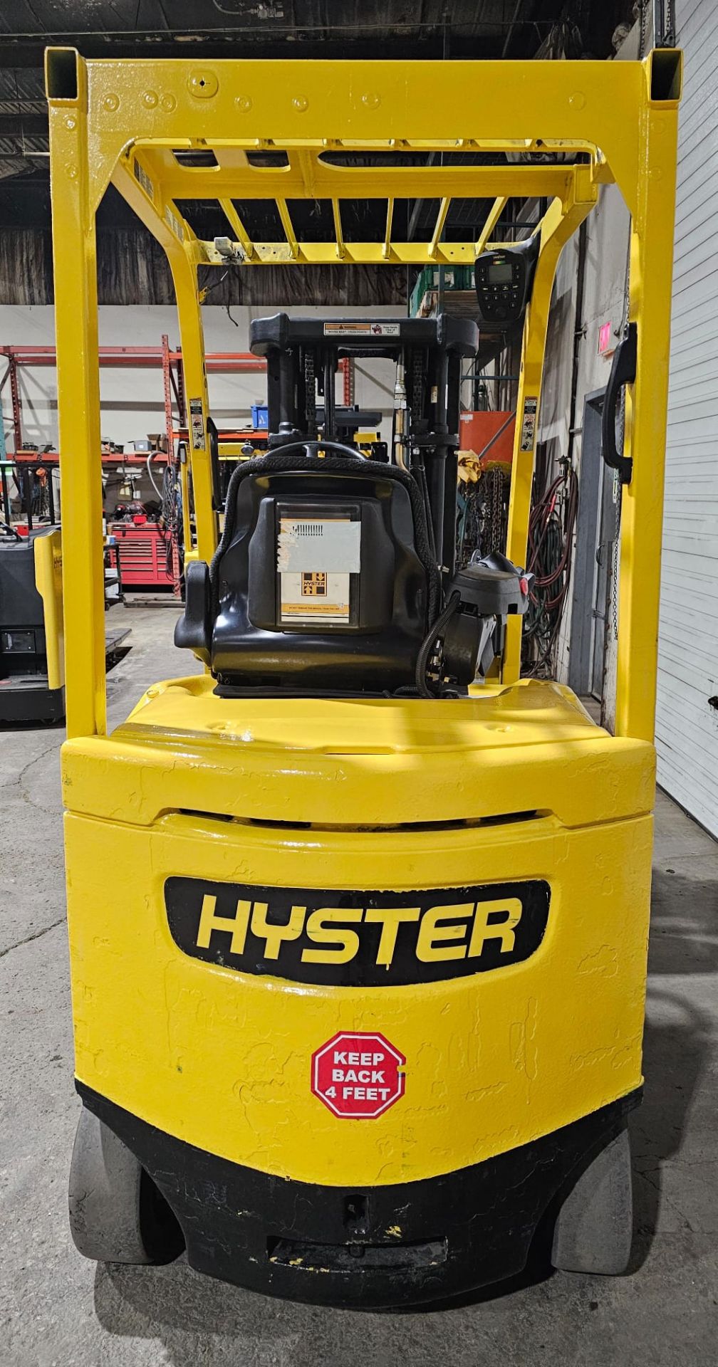 2013 Hyster 4,500lbs Capacity Forklift Electric 48V with sideshift & 4 functions and fittings 3- - Image 5 of 7