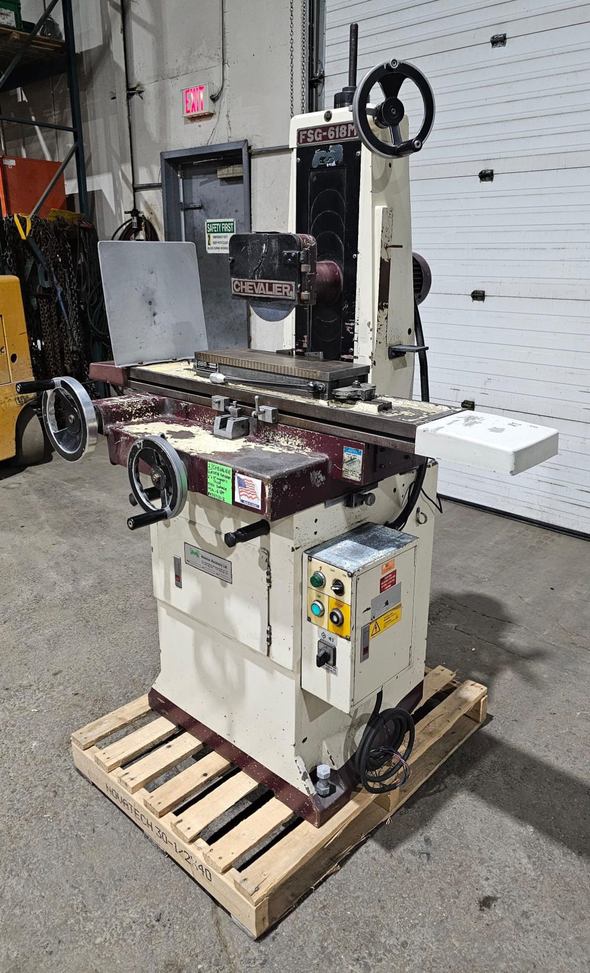 CHEVALIER Hydraulic Surface Grinder 18" x 6" Magnetic Chuck model: FSG-618M 575v 3 phase