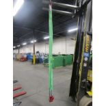 Webbing Sling with 4 hooks - 8' long 8000lbs capacity MINT NEW UNITS