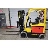 2014 Hyster 5,000lbs Capacity Forklift BRAND NEW BATTERY 48V Battery Sideshift 4-STAGE MAST 240"