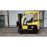 2016 Hyster 8,000lbs Capacity Electric Forklift 48V with sideshift  & 3 STAGE MAST with 60" Forks