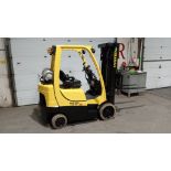 2016 Hyster 5,000lbs capacity LPG (Propane) Forklift with sideshift with 3-stage MAST with Non-