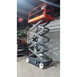 Skyjack III model 4626 Electric Motorized Scissor Lift with pendant controller with extendable