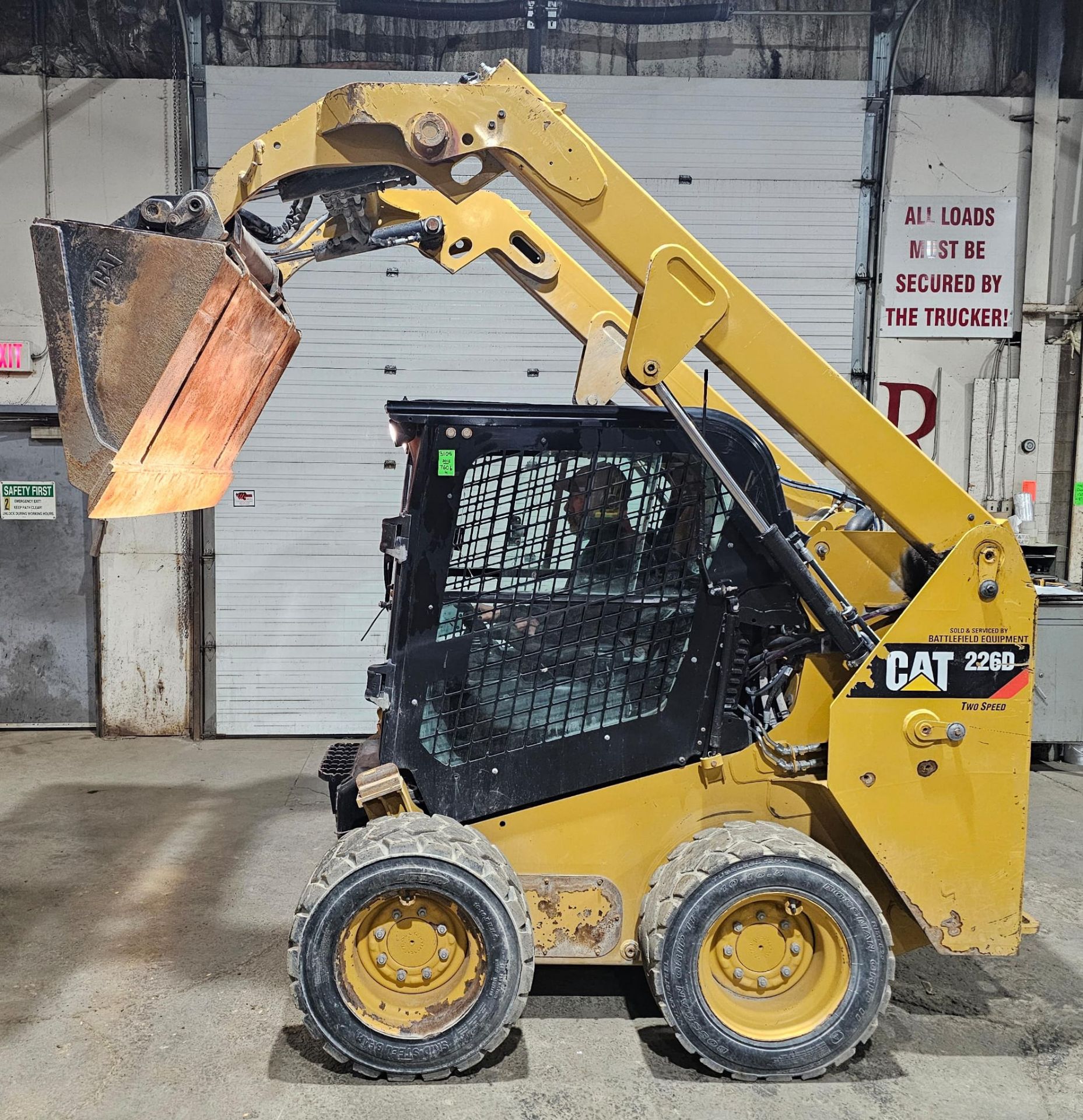 Air Ride Loader 2018 CAT 226D Skid Steer Loader Enclosed Cab, Air Conditioner, Air Ride ...