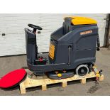 Holzman MINT RIDE ON Floor Sweeper Scrubber Unit model K70 - BRAND NEW with extra pads, digital