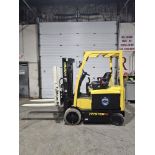 2018 Hyster 5,000lbs Capacity Forklift Electric with 48V Battery & 3-STAGE MAST with Sideshift &
