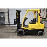 2010 Hyster 5,000lbs Capacity LPG (Propane) OUTDOOR Forklift sideshift positioner 3-STAGE MAST 189"