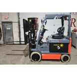 2017 Toyota 5,000lbs Capacity Electric Forklift 4-Stage Mast 48V with sideshift 241" load height & 4