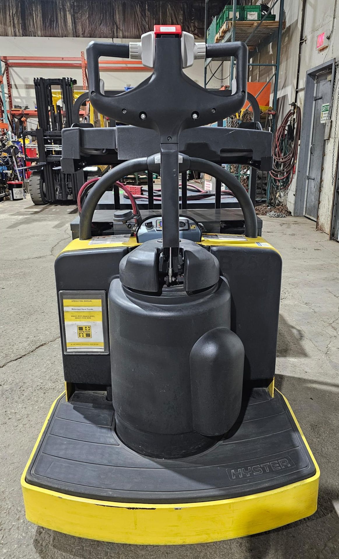 2018 Hyster Ride-On Walkie 8,000lbs Capacity 60" Forks Electric Pallet Cart with CHARGER - Image 7 of 11