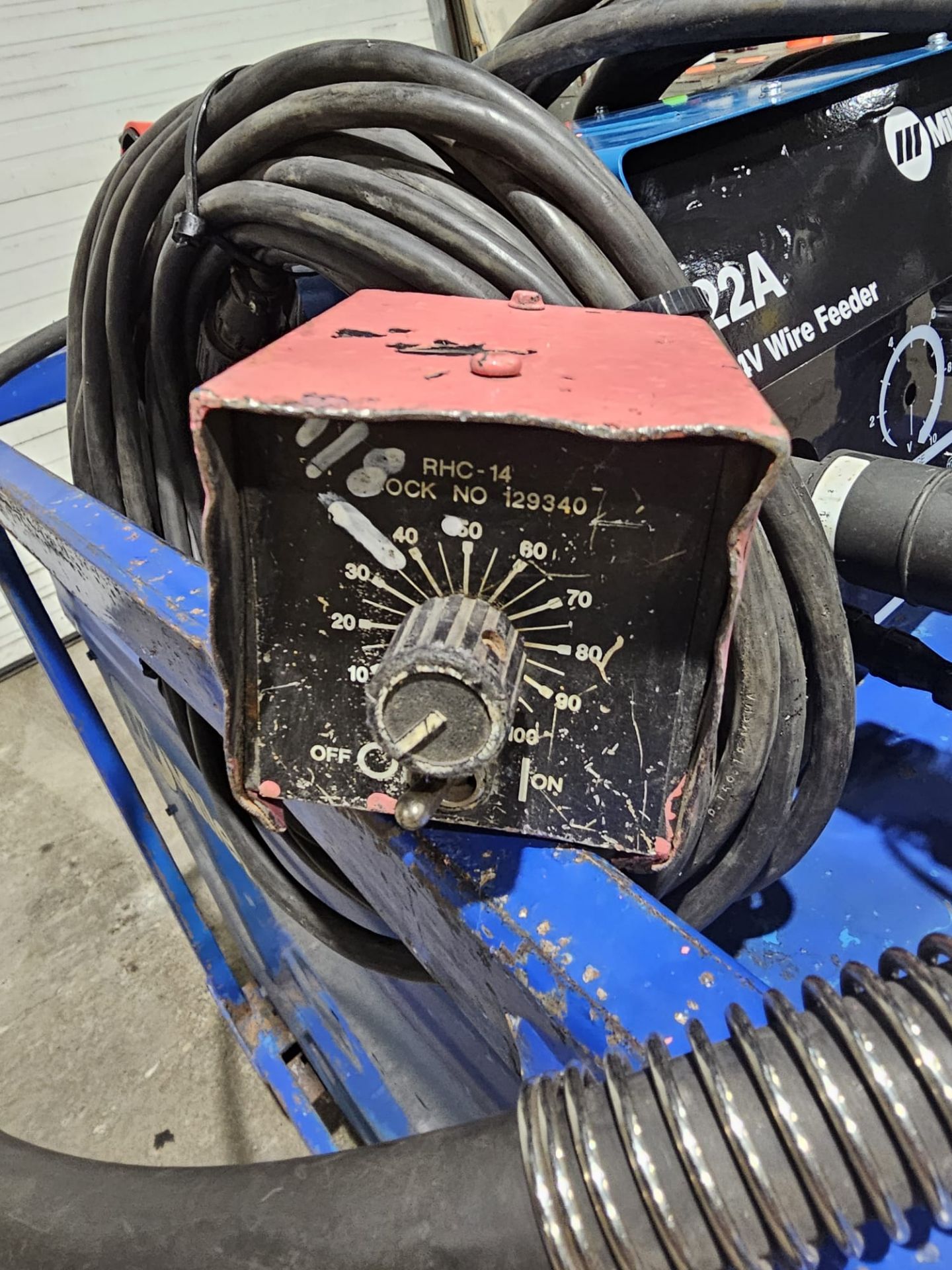Miller Dimension 652 Mig Welder 650 Amp Mig Tig Stick Multi Process Power Source with 22A Wire - Image 10 of 10
