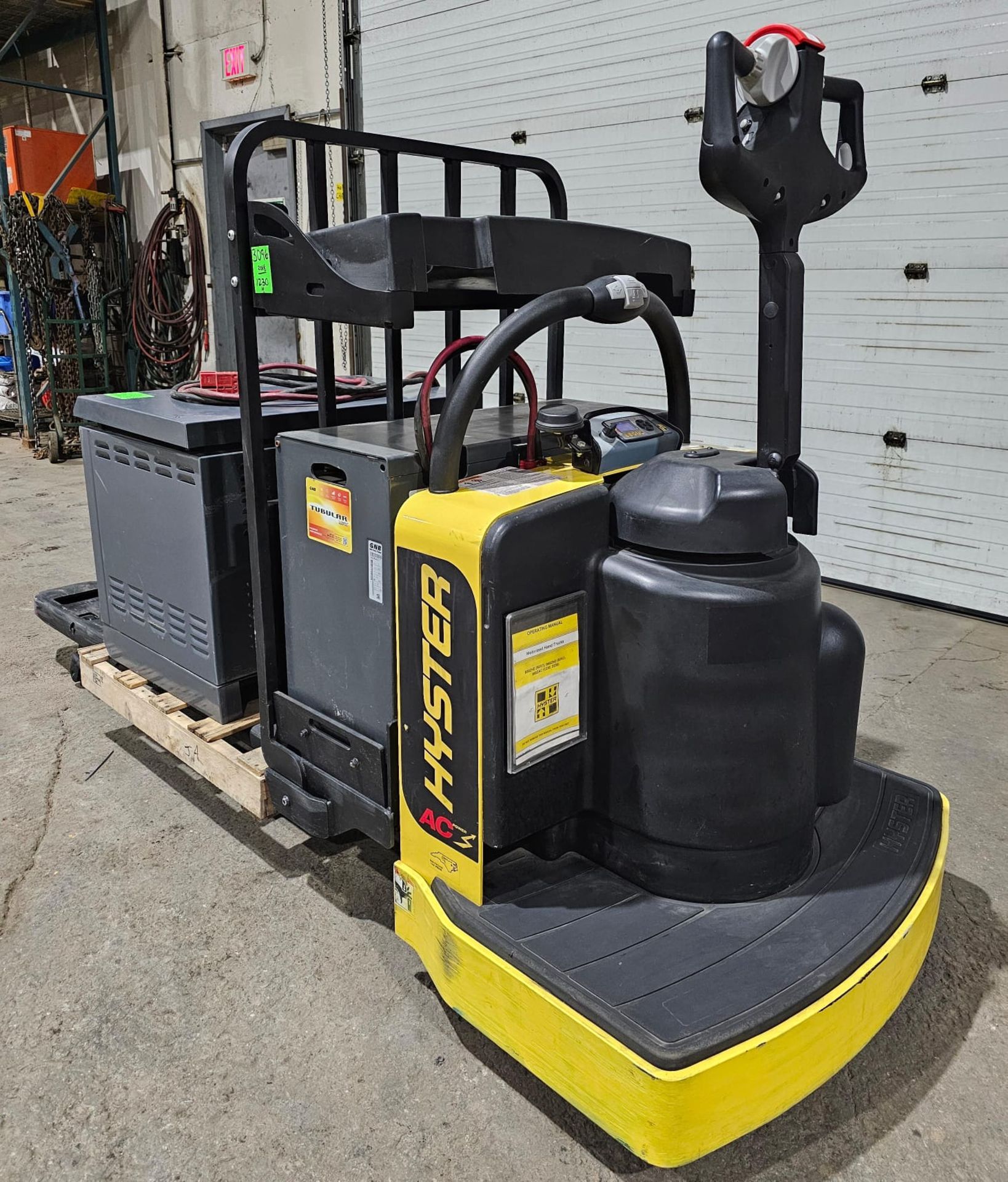 2018 Hyster Ride-On Walkie 8,000lbs Capacity 60" Forks Electric Pallet Cart with CHARGER - Image 5 of 11