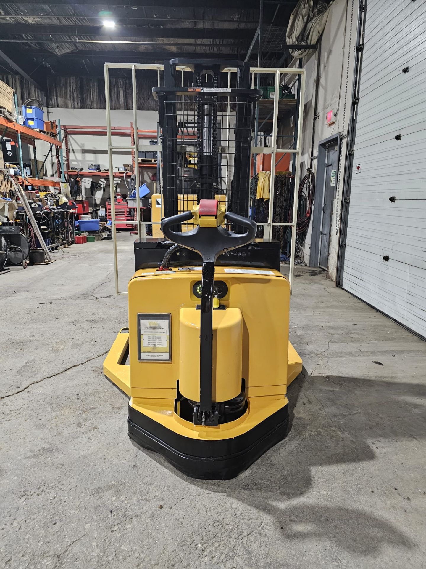 2008 Yale Pallet Stacker Walk Behind 4,000lbs capacity electric Powered Pallet Cart 24V with Low - Image 4 of 6
