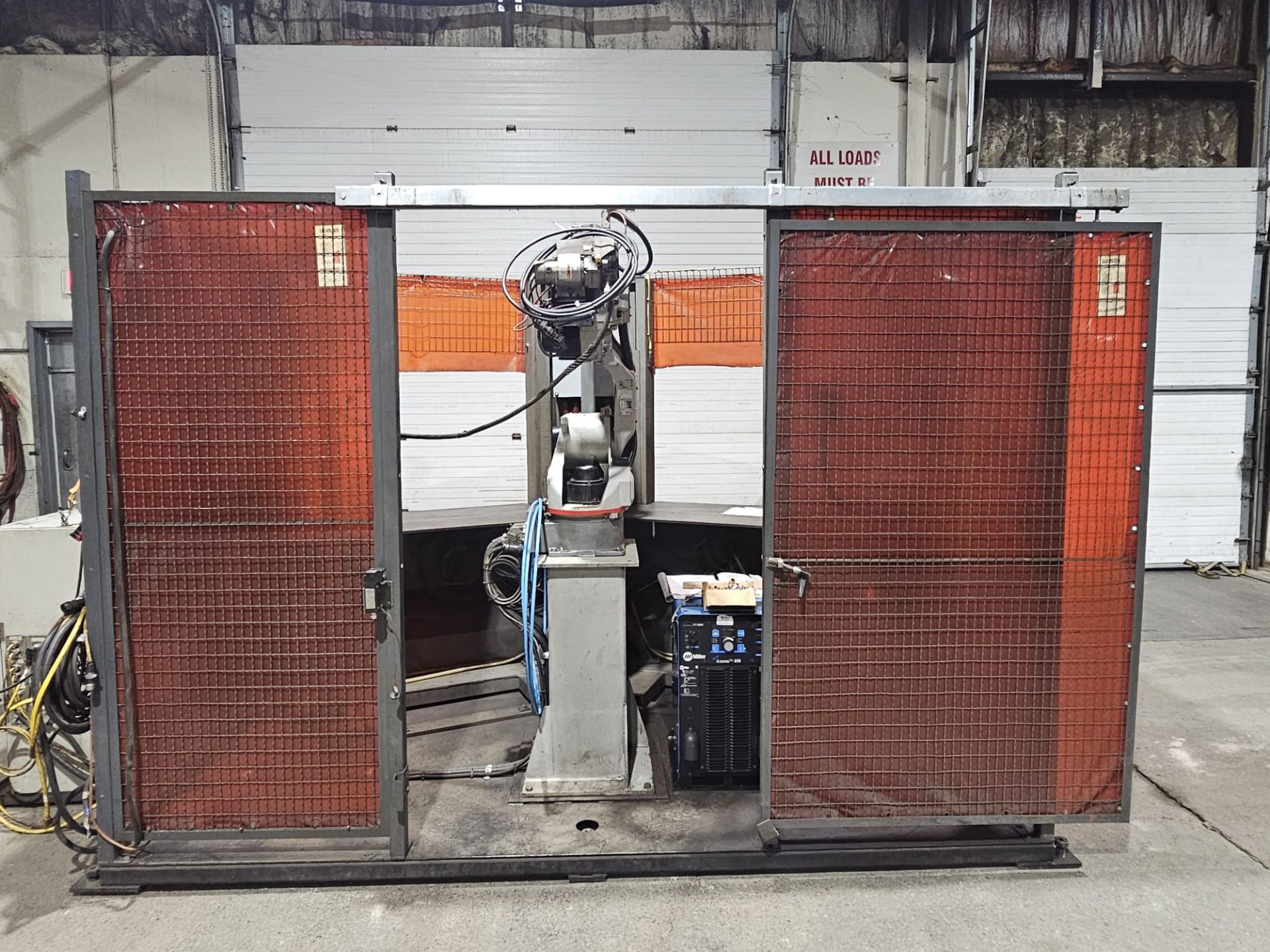 Motoman Model UP-6 Welding Robot Cell with Yasnac Controller, Miller Axcess 450 Welder Tip Cleaner - Image 6 of 26