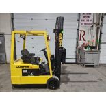 Hyster 3,000lbs Capacity Electric 3-Wheel Forklift 36V Sideshift with LOW HOURS - FREE CUSTOMS