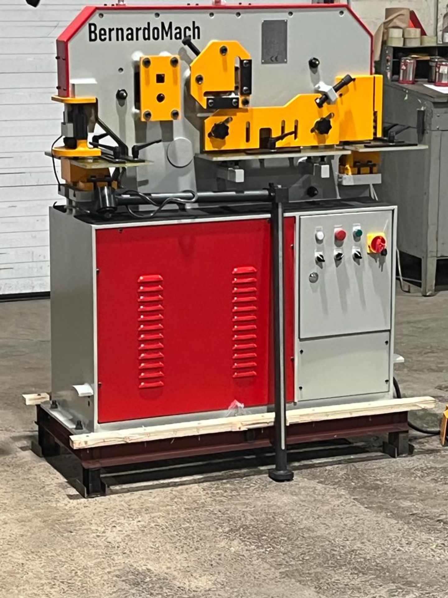 Bernardo Macchina 55 Ton Capacity Hydraulic Ironworker - complete with dies and punches - Dual