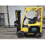2014 Hyster 4,500lbs Capacity Forklift Electric 48V with sideshift & 4 functions & 3-STAGE MAST 189"