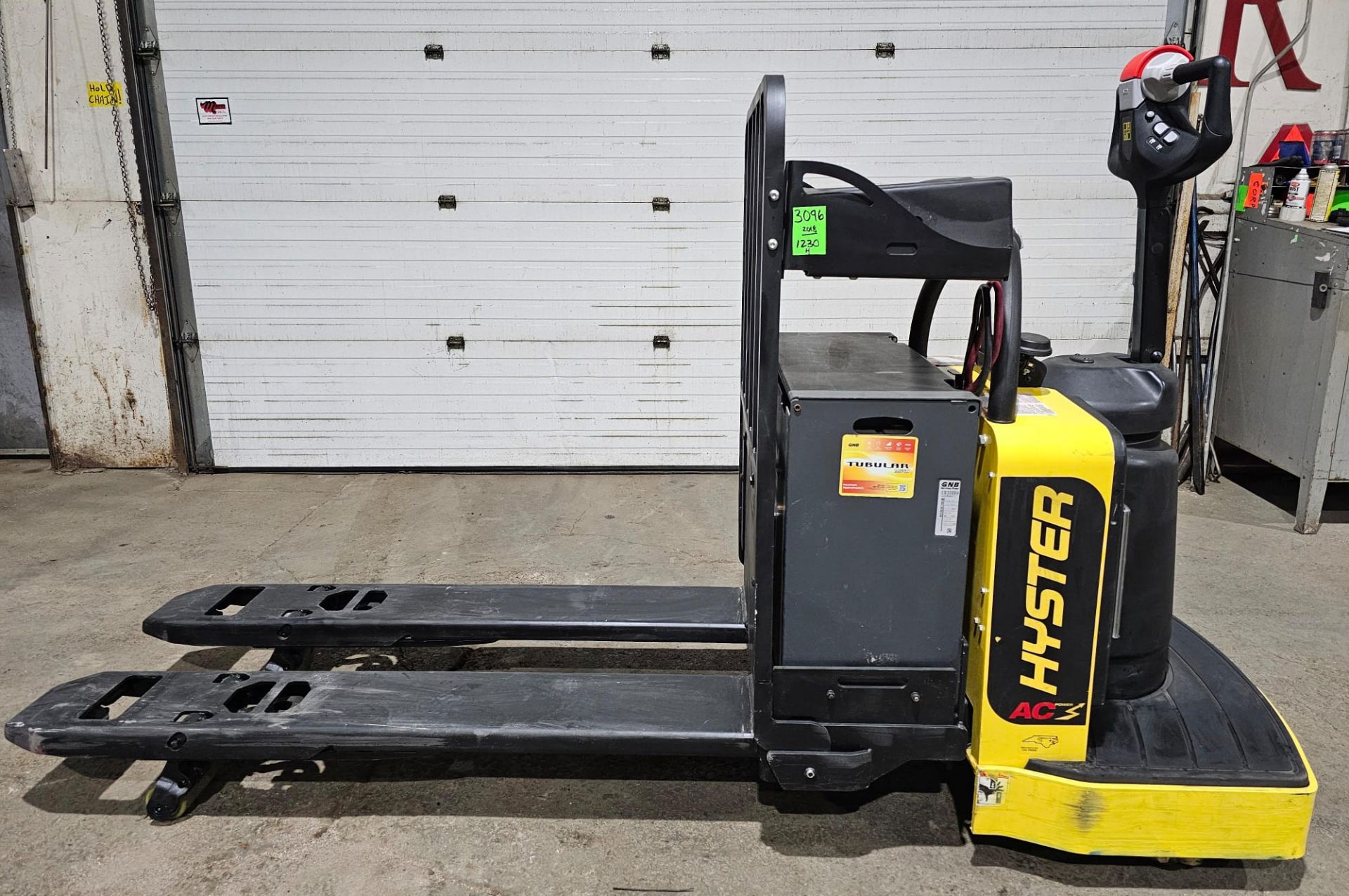 2018 Hyster Ride-On Walkie 8,000lbs Capacity 60" Forks Electric Pallet Cart with CHARGER - Image 2 of 11