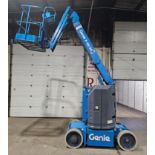Genie model Z-30-N Zoom Boom Electric Motorized Man Lift 30' Height & 21' Reach - with 24V Battery