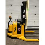 2012 Yale Pallet Stacker Walk Behind 4,000lbs capacity electric Powered Pallet Cart 24V with Low