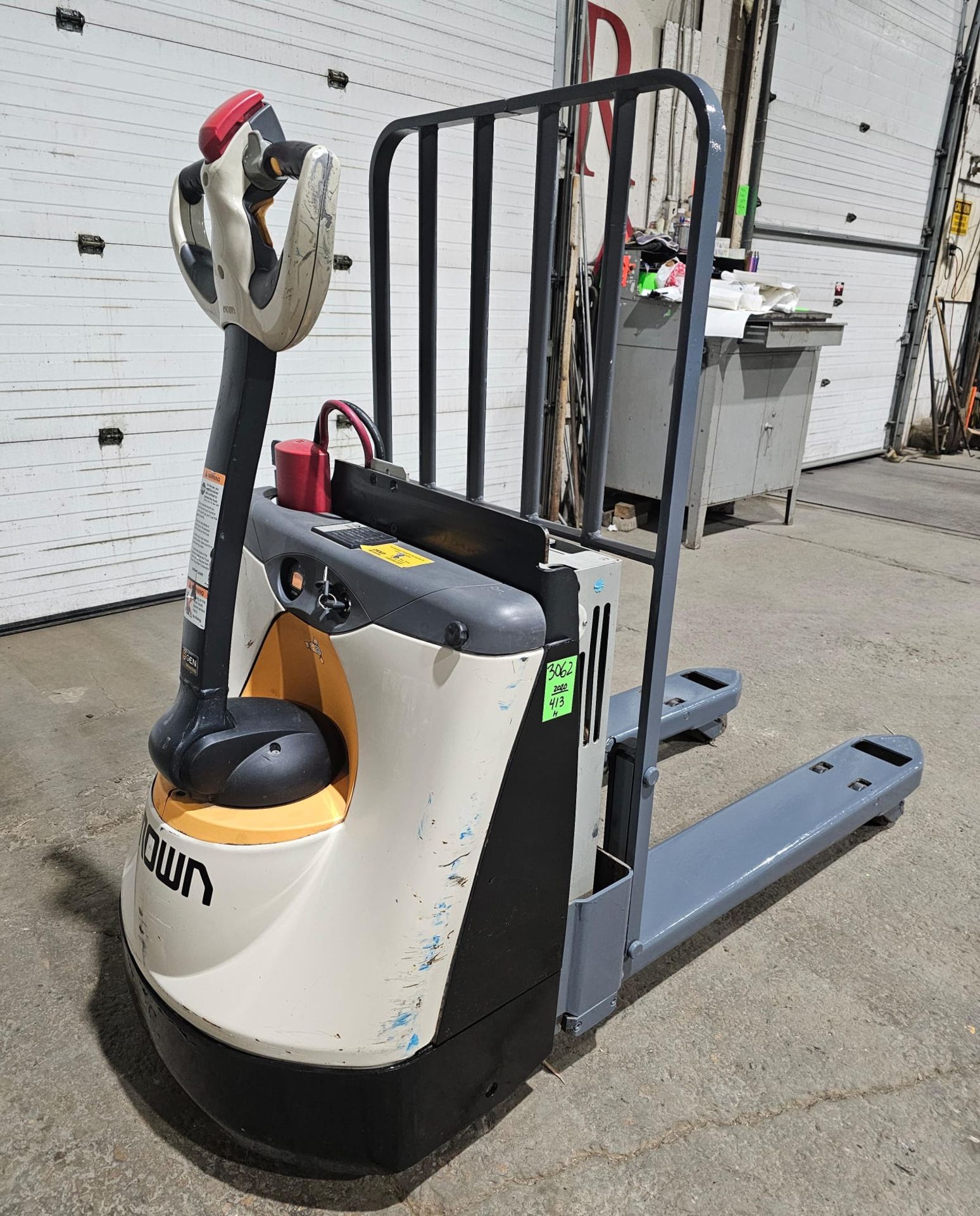 2020 Crown Walkie 4,500lbs Capacity Forklift Electric with built in charger with VERY LOW HOURS - Image 2 of 7
