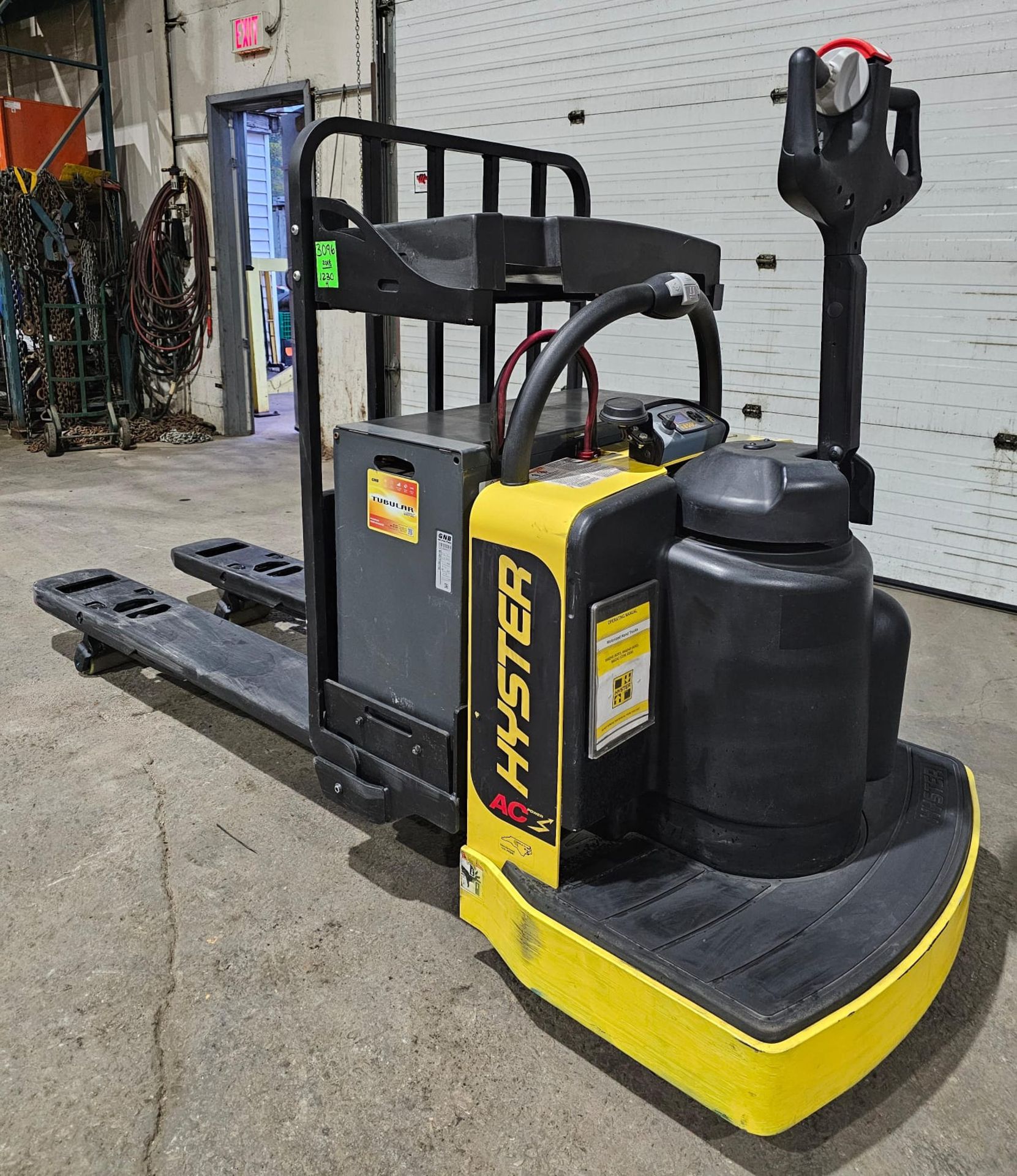 2018 Hyster Ride-On Walkie 8,000lbs Capacity 60" Forks Electric Pallet Cart with CHARGER - Image 6 of 11