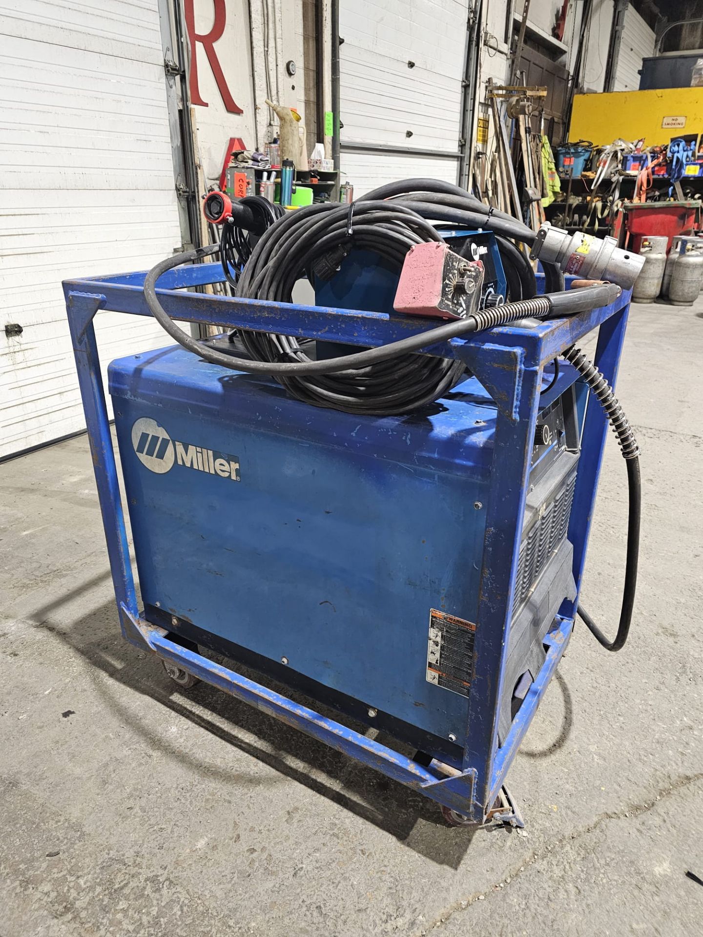 Miller Dimension 652 Mig Welder 650 Amp Mig Tig Stick Multi Process Power Source with 22A Wire - Image 6 of 10