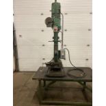 Fredk Pollard Gear Head Drill Press with adjustable table and Square D Breaker