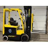 2013 Hyster 5,000lbs Capacity Forklift 4-STAGE MAST Electric 48V with Sideshift & Safety to APR 2024