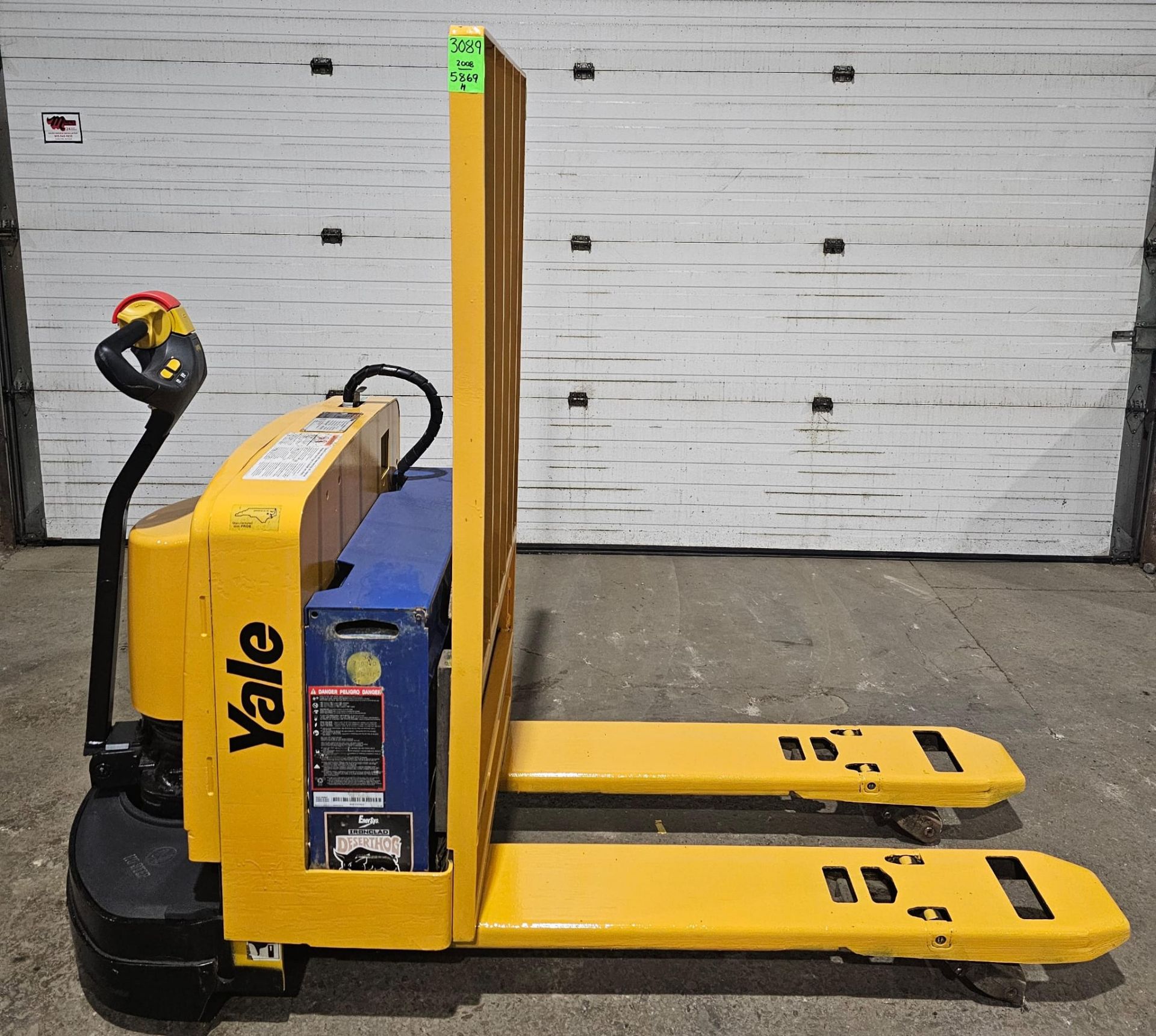 2007 Yale Walkie 6,500lbs Capacity Electric Pallet Cart 12V WITH LOW HOURS