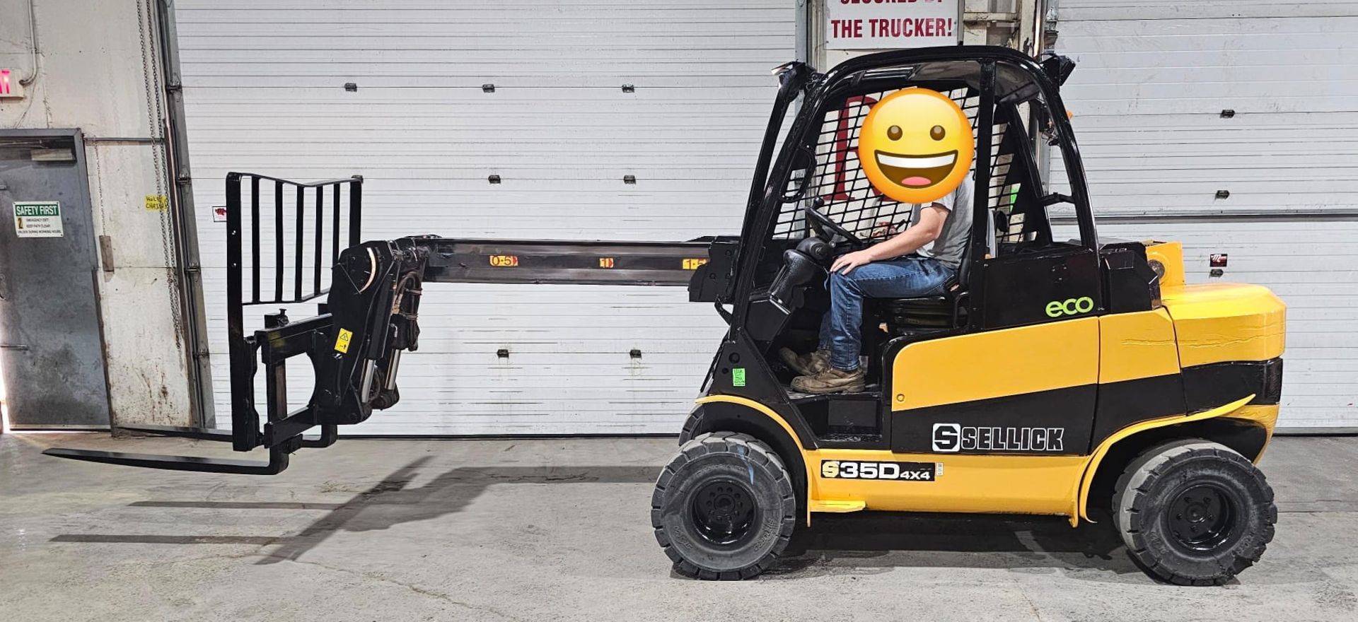 2017 JCB Sellick model 35D 4x4 Teletruk Telehandler Outdoor Forklift 3 ...