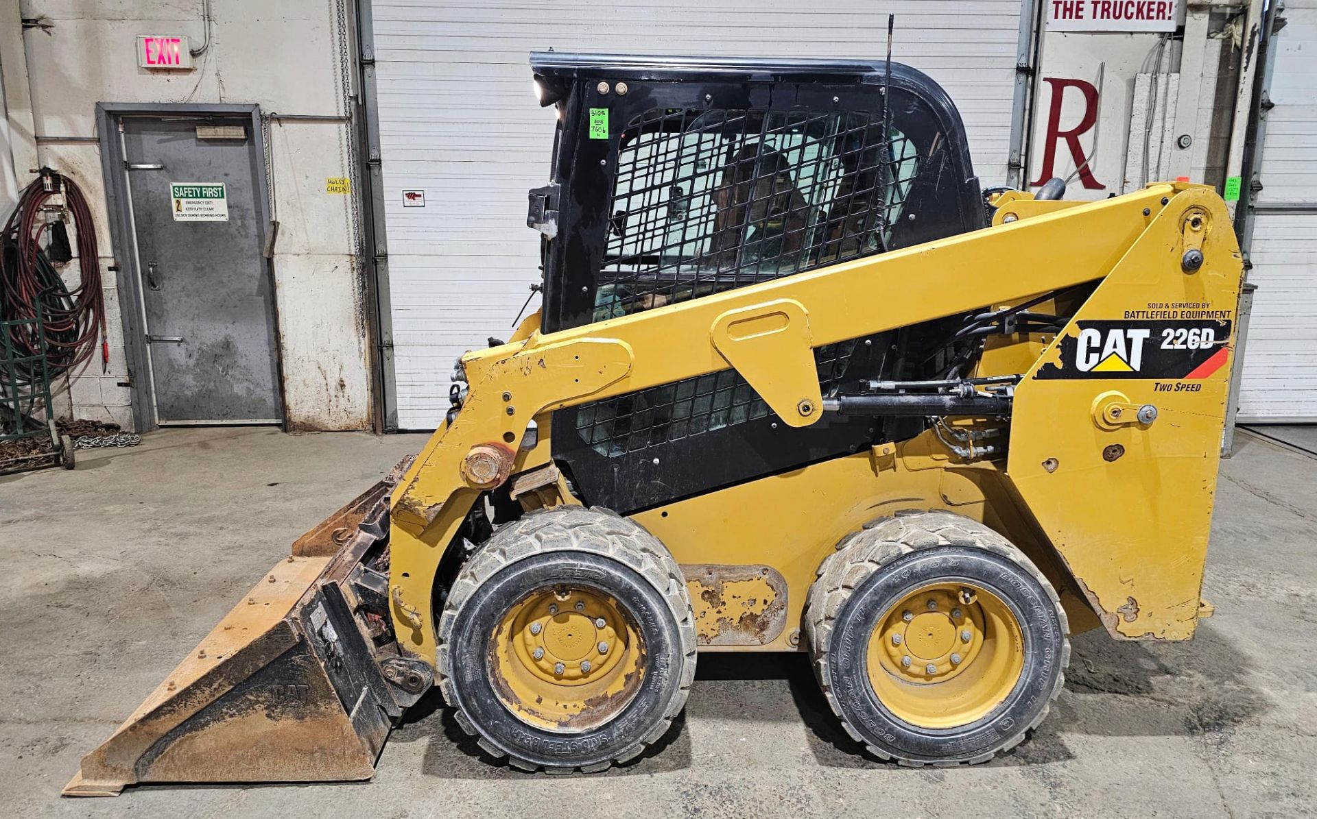Air Ride Loader 2018 CAT 226D Skid Steer Loader Enclosed Cab, Air Conditioner, Air Ride ...