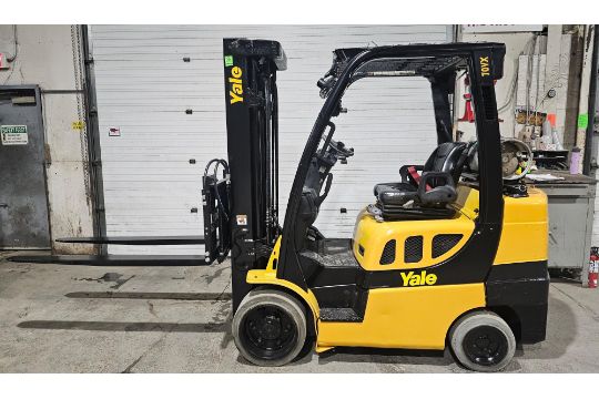 2020 Yale 7,000lbs Capacity LPG (Propane) Forklift sideshift positioner 3-STAGE MAST with Brand - Image 1 of 5