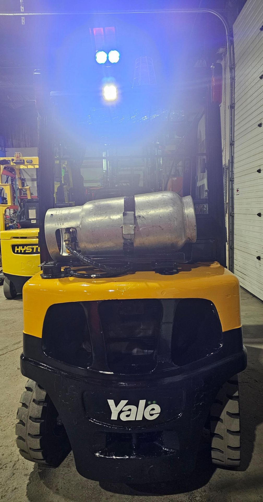 2018 Yale 5,000lbs Capacity LPG (Propane) OUTDOOR Forklift sideshift positioner 3-STAGE MAST with - Image 5 of 7