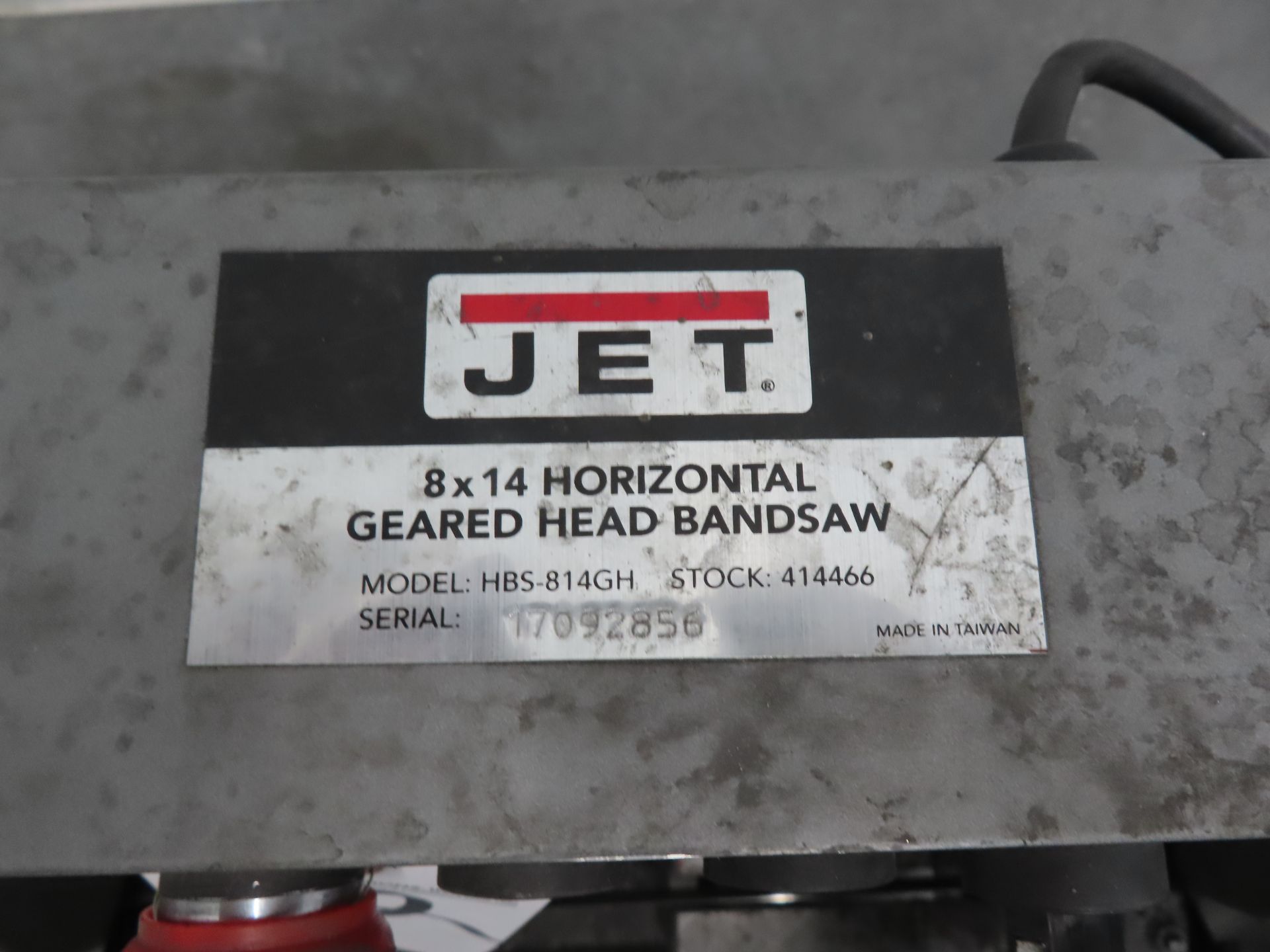 Jet 8'' x 14' Horiz. Band Saw - Image 2 of 3