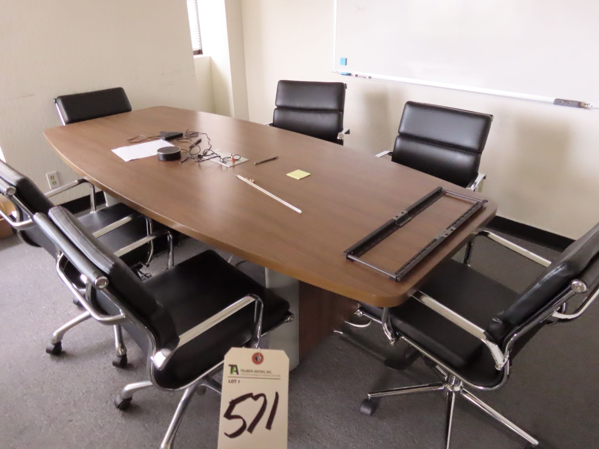 (Lot) Conference Table w/ (6) Chairs