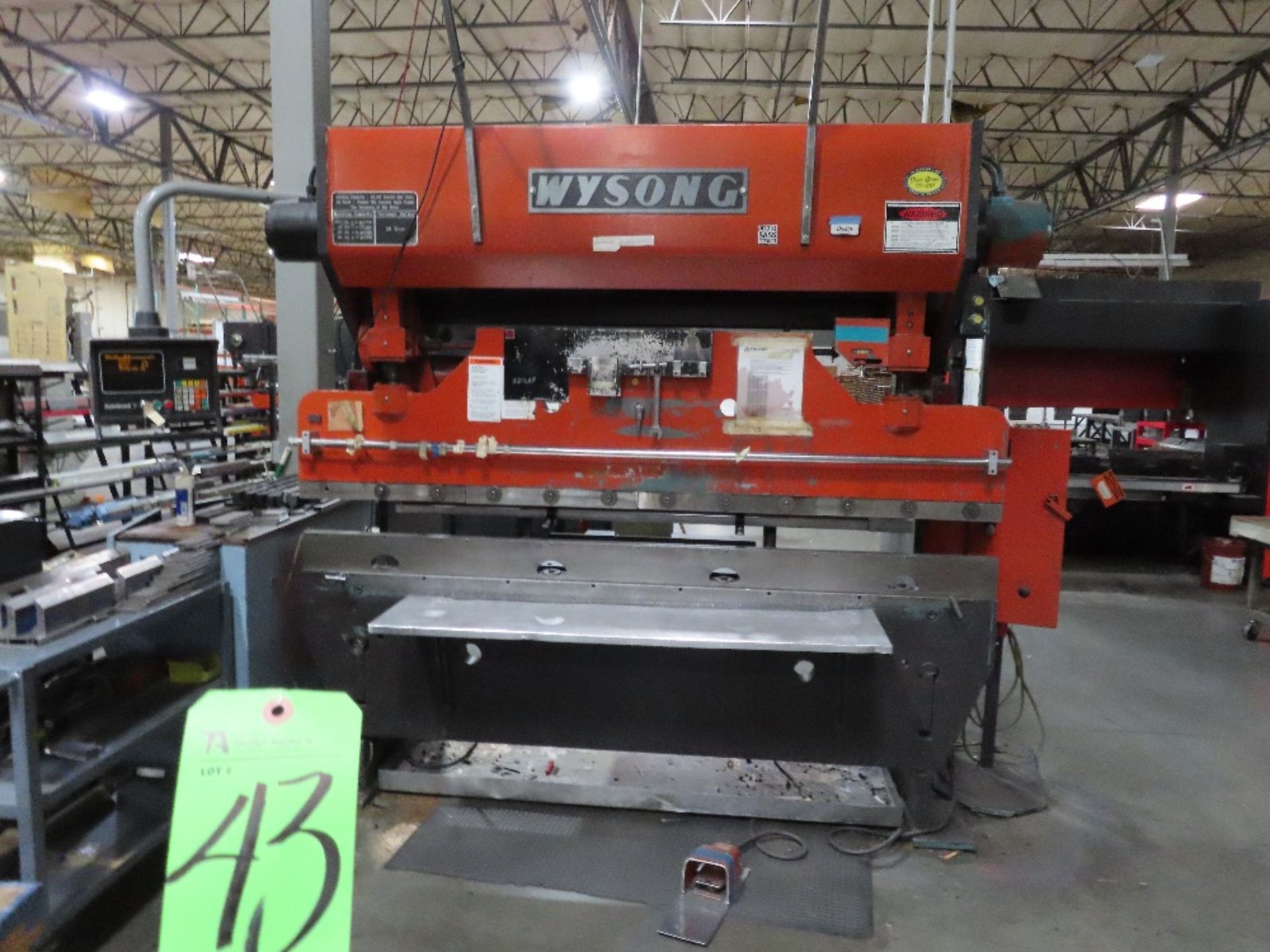 Wysong mod. H60-96 Power Press Brake Stroke