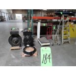 (Lot) Strapping Unit, Scale, Dollies, Ladder