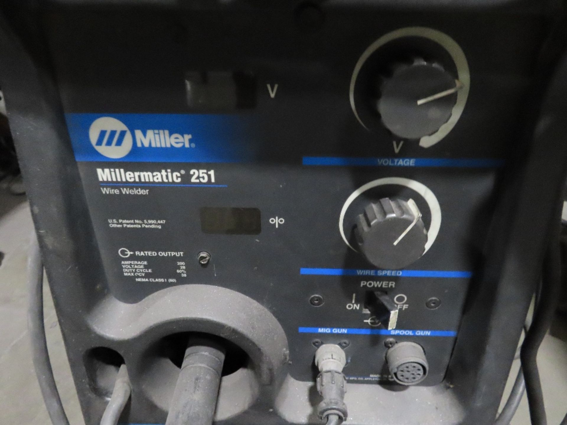 Miller 251 Amp Wire Welder - Image 2 of 2