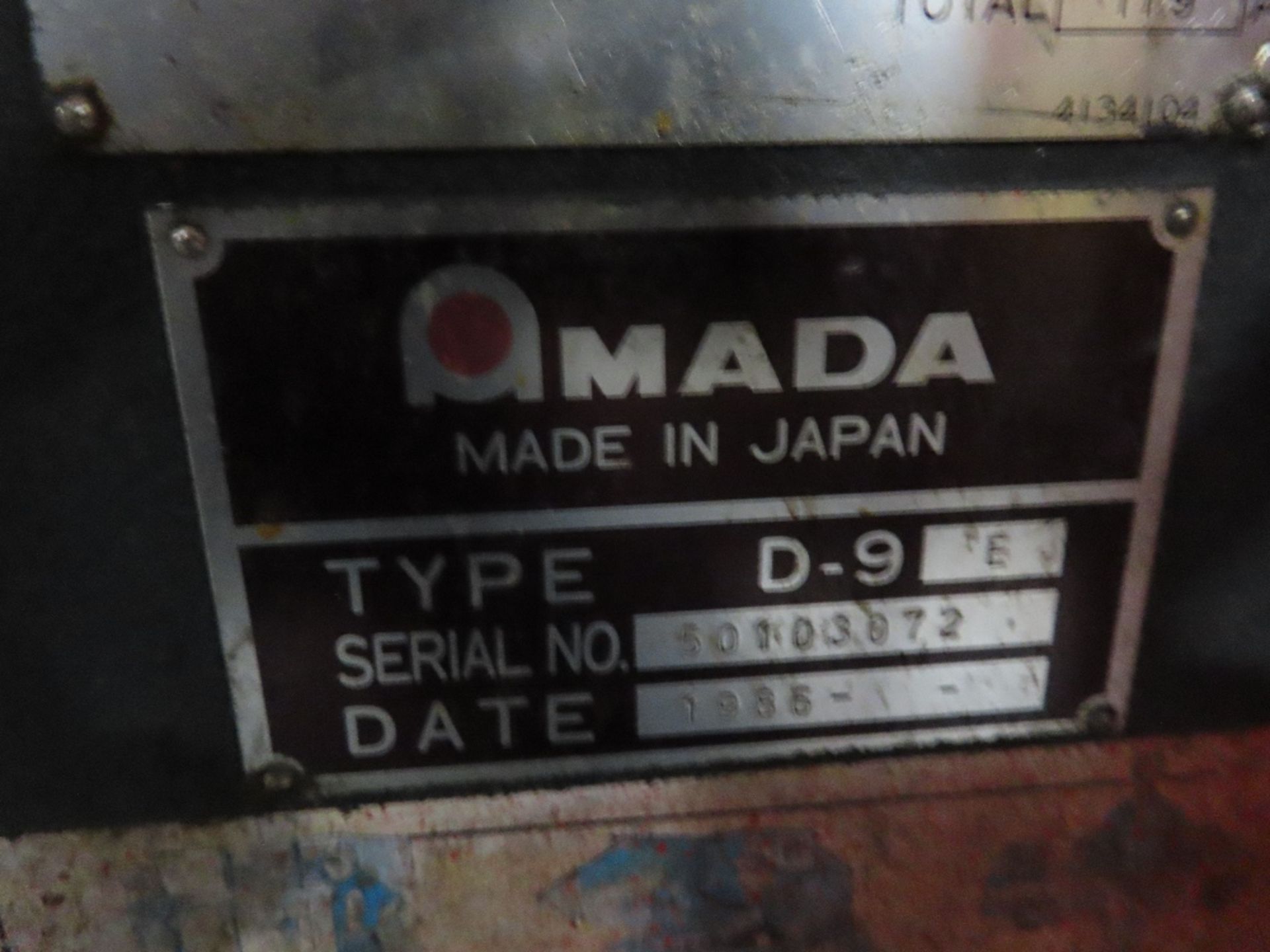 (1986) Amada mod. RG-100, 100-Ton Power Press - Image 9 of 9