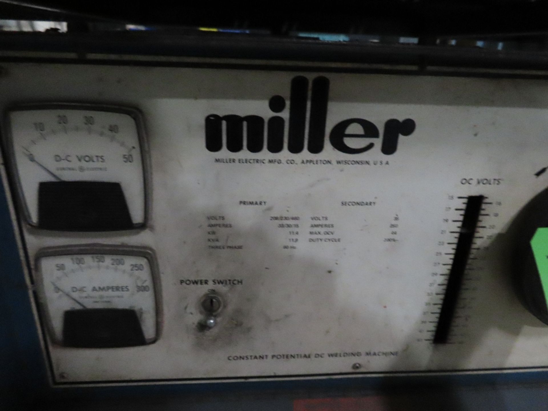 Miller Welder w/ Cobramatic 208/230/460 Volt - Image 2 of 3