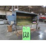 Spray Booth, Approx. 40'' x 48'' x 10'L