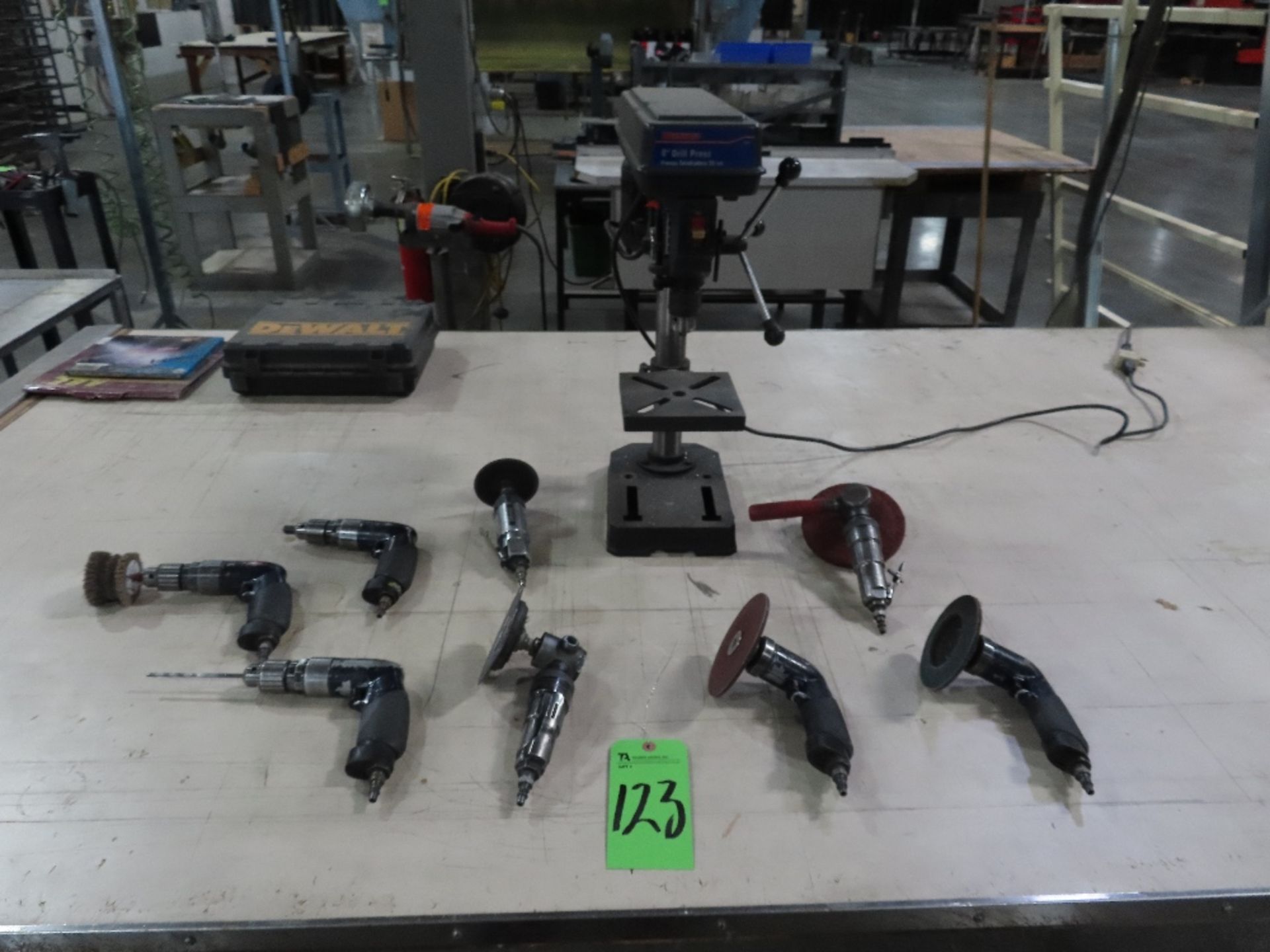 (Lot) Pneu Tools, Drill Press