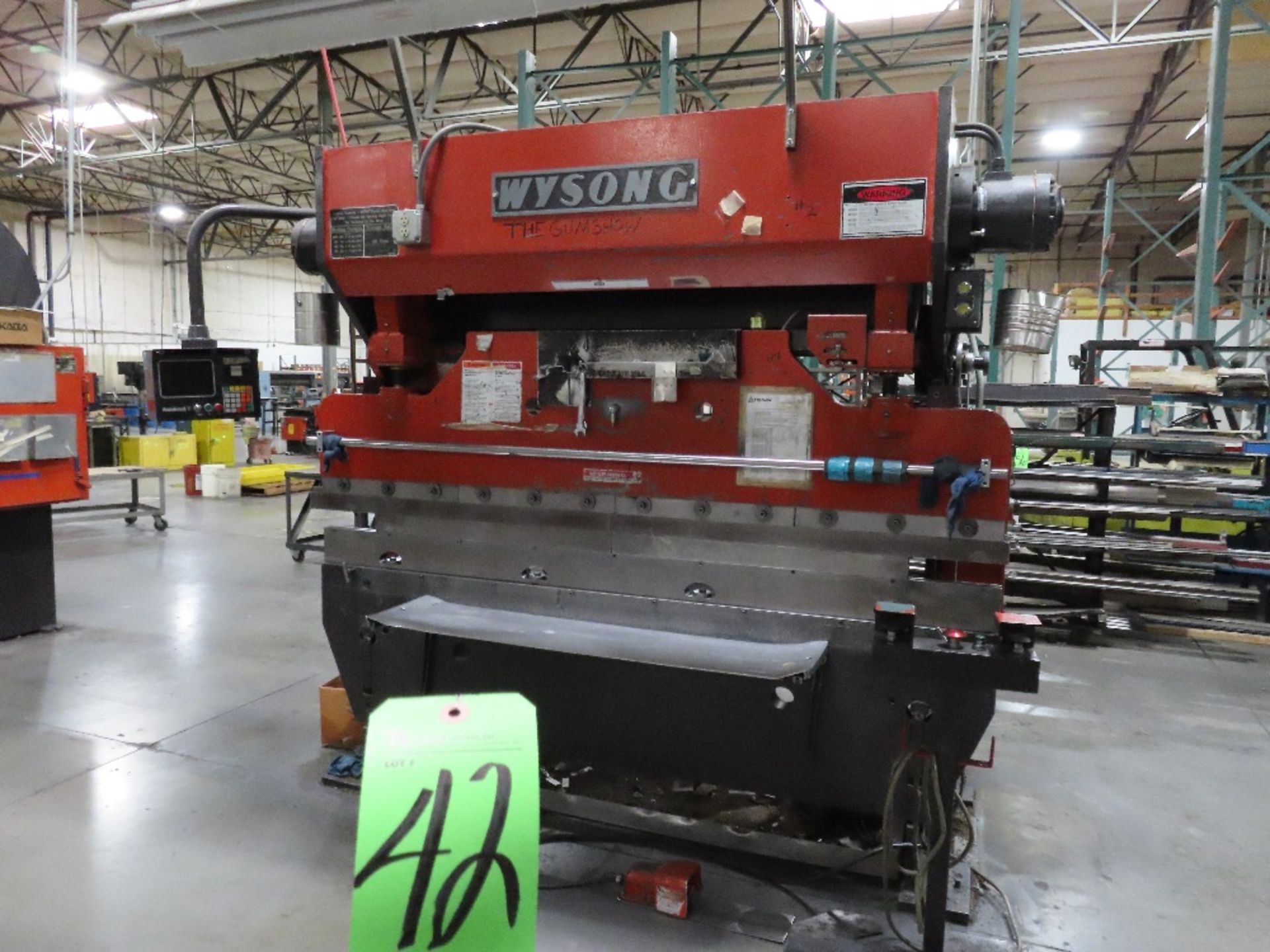 Wysong mod. H60-96 Power Press Brake Stroke